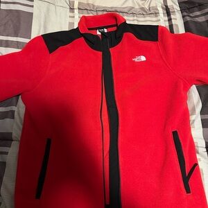 The North Face mens Red fleece Jacket
